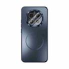 For Honor Magic7 ABEEL Heat Dissipation Frosted MagSafe Phone Case with Lens Film(Dark Blue) - 2