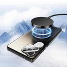 For Samsung Galaxy S25 Edge 5G ABEEL Heat Dissipation Frosted MagSafe Phone Case with Lens Film(Rose Gold) - 3