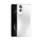 For Samsung Galaxy S25 Edge 5G ABEEL Heat Dissipation Frosted MagSafe Phone Case with Lens Film(White) - 1