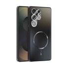 For Samsung Galaxy S25 Ultra 5G ABEEL Heat Dissipation Frosted MagSafe Phone Case with Lens Film(Black) - 1