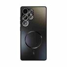 For Samsung Galaxy S25 Ultra 5G ABEEL Heat Dissipation Frosted MagSafe Phone Case with Lens Film(Black) - 2