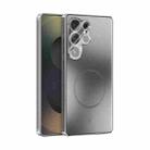 For Samsung Galaxy S25 Ultra 5G ABEEL Heat Dissipation Frosted MagSafe Phone Case with Lens Film(Silver) - 1