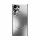 For Samsung Galaxy S25 Ultra 5G ABEEL Heat Dissipation Frosted MagSafe Phone Case with Lens Film(Silver) - 2