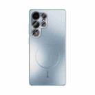 For Samsung Galaxy S25 Ultra 5G ABEEL Heat Dissipation Frosted MagSafe Phone Case with Lens Film(Light Blue) - 2
