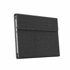 For MicroSoft Surface Pro 12 inch 2025 Imitation Leather Laptop Shockproof Protective Case(Black) - 3