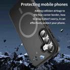 For Samsung Galaxy S24 5G Fanying Series PC Hybrid TPU Translucent Frosted MagSafe Phone Case(Black) - 3