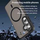 For Samsung Galaxy S24 5G Fanying Series PC Hybrid TPU Translucent Frosted MagSafe Phone Case(Translucent Black) - 3