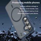 For Samsung Galaxy S24 5G Fanying Series PC Hybrid TPU Translucent Frosted MagSafe Phone Case(Cyan Blue) - 3