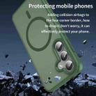For Samsung Galaxy S24 5G Fanying Series PC Hybrid TPU Translucent Frosted MagSafe Phone Case(Olive Green) - 3