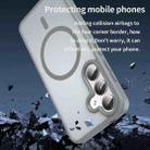 For Samsung Galaxy S24 5G Fanying Series PC Hybrid TPU Translucent Frosted MagSafe Phone Case(Silver Grey) - 3