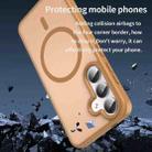 For Samsung Galaxy S24 5G Fanying Series PC Hybrid TPU Translucent Frosted MagSafe Phone Case(Desert Gold) - 3