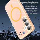 For Samsung Galaxy S24 5G Fanying Series PC Hybrid TPU Translucent Frosted MagSafe Phone Case(Rouge Powder) - 3