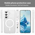 For Samsung Galaxy S24 5G Fanying Series PC Hybrid TPU Translucent Frosted MagSafe Phone Case(Matte White) - 2