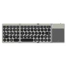 DUX DUCIS OK Flip Series Portable Tri-fold Wireless Touch Keyboard Leather Case(Black) - 2