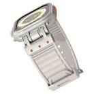 For Apple Watch 46mm / 49mm / 45mm / 44mm Mecha Stripe Texture Silicone Watch Band(Starlight) - 2