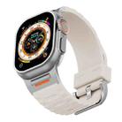 For Apple Watch 46mm / 49mm / 45mm / 44mm Tuobuzhe Liquid Silicone Watch Band(Starlight) - 1