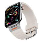 For Apple Watch 42mm / 41mm / 40mm / 38mm Tuobuzhe Liquid Silicone Watch Band(Starlight) - 1