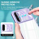 For Samsung Galaxy A26 5G Clear Acrylic + PC + TPU Lens Sliding Cover Full Coverage Phone Case(Purple) - 3