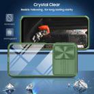 For Samsung Galaxy A16 5G Clear Acrylic + PC + TPU Lens Sliding Cover Full Coverage Phone Case(Olive Green) - 2