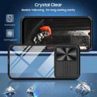 For Samsung Galaxy A16 5G Clear Acrylic + PC + TPU Lens Sliding Cover Full Coverage Phone Case(Black) - 2