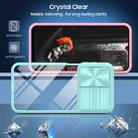 For Samsung Galaxy A16 5G Clear Acrylic + PC + TPU Lens Sliding Cover Full Coverage Phone Case(Blue+Pink) - 2