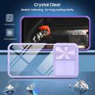 For Samsung Galaxy A16 5G Clear Acrylic + PC + TPU Lens Sliding Cover Full Coverage Phone Case(Purple) - 2