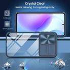 For Samsung Galaxy A56 5G / A36 5G Clear Acrylic + PC + TPU Lens Sliding Cover Full Coverage Phone Case(Navy Blue) - 2