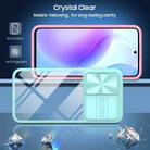 For Samsung Galaxy A56 5G / A36 5G Clear Acrylic + PC + TPU Lens Sliding Cover Full Coverage Phone Case(Blue+Pink) - 2