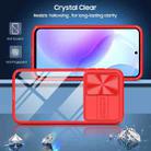For Samsung Galaxy A56 5G / A36 5G Clear Acrylic + PC + TPU Lens Sliding Cover Full Coverage Phone Case(The Chinese Red) - 2