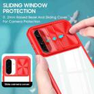For Samsung Galaxy A56 5G / A36 5G Clear Acrylic + PC + TPU Lens Sliding Cover Full Coverage Phone Case(The Chinese Red) - 3