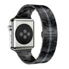 For Apple Watch 42 / 44 / 45 / 46 / 49mm xDfind Butterfly Buckle Stainless Steel Watch Band(Black Grey) - 1