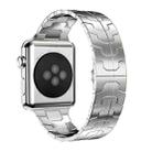For Apple Watch 42 / 44 / 45 / 46 / 49mm xDfind Butterfly Buckle Stainless Steel Watch Band(Starlight) - 1
