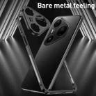 For Huawei Pura 80 5G Metal Frame Heat Dissipation Phone Case with Camera Guard Ring(Black) - 2