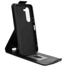 For Fujitsu Arrows Alpha F-51F Magnetic Vertical Flip Leather Phone Case with Buckle(Black) - 3