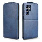 For Oukitel C1 / C1 Pro Magnetic Vertical Flip Leather Phone Case with Buckle(Blue) - 2