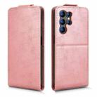 For Oukitel C1 / C1 Pro Magnetic Vertical Flip Leather Phone Case with Buckle(Rose Gold) - 2