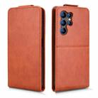 For Oukitel C61 / C61 Pro Magnetic Vertical Flip Leather Phone Case with Buckle(Brown) - 2