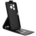 For Oukitel C65 / C65 Pro Magnetic Vertical Flip Leather Phone Case with Buckle(Black) - 3