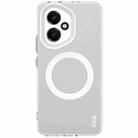 For Honor 400 Global 156.5mm IMAK Chocolate Series TPU + PET MagSafe Phone Case(White) - 2