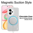 For Honor 400 Global 156.5mm IMAK Chocolate Series TPU + PET MagSafe Phone Case(White) - 3