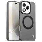 For Honor 400 Lite Global IMAK Chocolate Series TPU + PET MagSafe Phone Case(Black) - 1