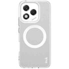 For Honor 400 Lite Global IMAK Chocolate Series TPU + PET MagSafe Phone Case(White) - 2
