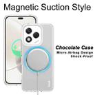 For Honor 400 Lite Global IMAK Chocolate Series TPU + PET MagSafe Phone Case(White) - 3