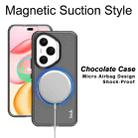 For Honor 400 Pro Global 160.8mm IMAK Chocolate Series TPU + PET MagSafe Phone Case(Black) - 3