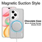 For Honor 400 Pro Global 160.8mm IMAK Chocolate Series TPU + PET MagSafe Phone Case(White) - 3