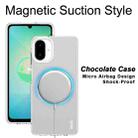 For Samsung Galaxy A07 4G IMAK Chocolate Series TPU + PET MagSafe Phone Case(White) - 3