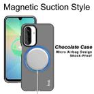 For Samsung Galaxy A17 5G IMAK Chocolate Series TPU + PET MagSafe Phone Case(Black) - 3
