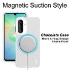 For Samsung Galaxy A17 5G IMAK Chocolate Series TPU + PET MagSafe Phone Case(White) - 3