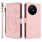 For TCL 50 XL / 50 XL NxtPaper 5G Butterfly Love Flower Multi-card Zipper Wallet Leather Phone Case(Pink) - 2