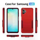 For Samsung Galaxy A06 4G / 5G Pioneer Armor Heavy Duty PC + TPU Phone Case(Red+Rose Red) - 2